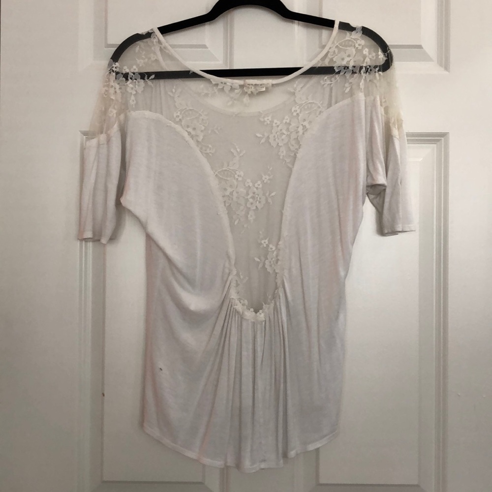 Lace Detailed Tee